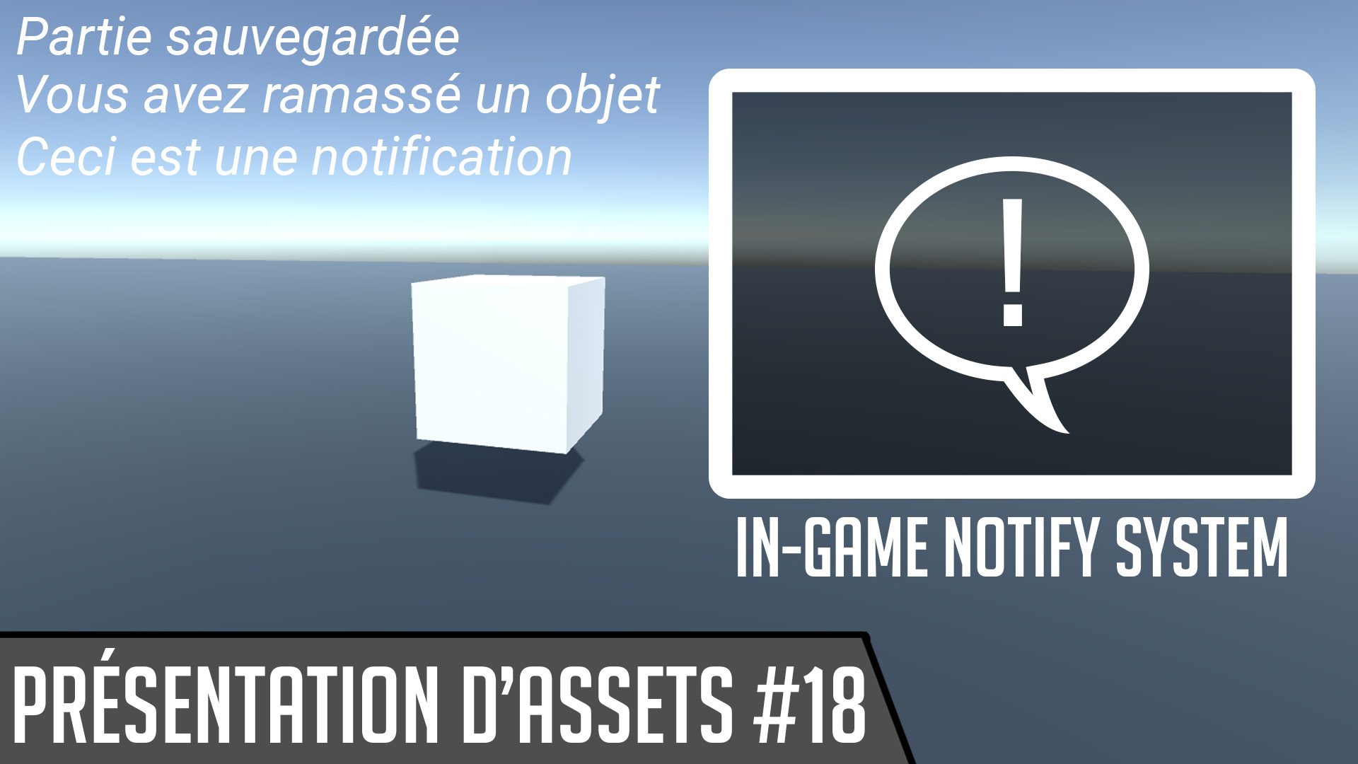 in-game notify system asset unity 3d