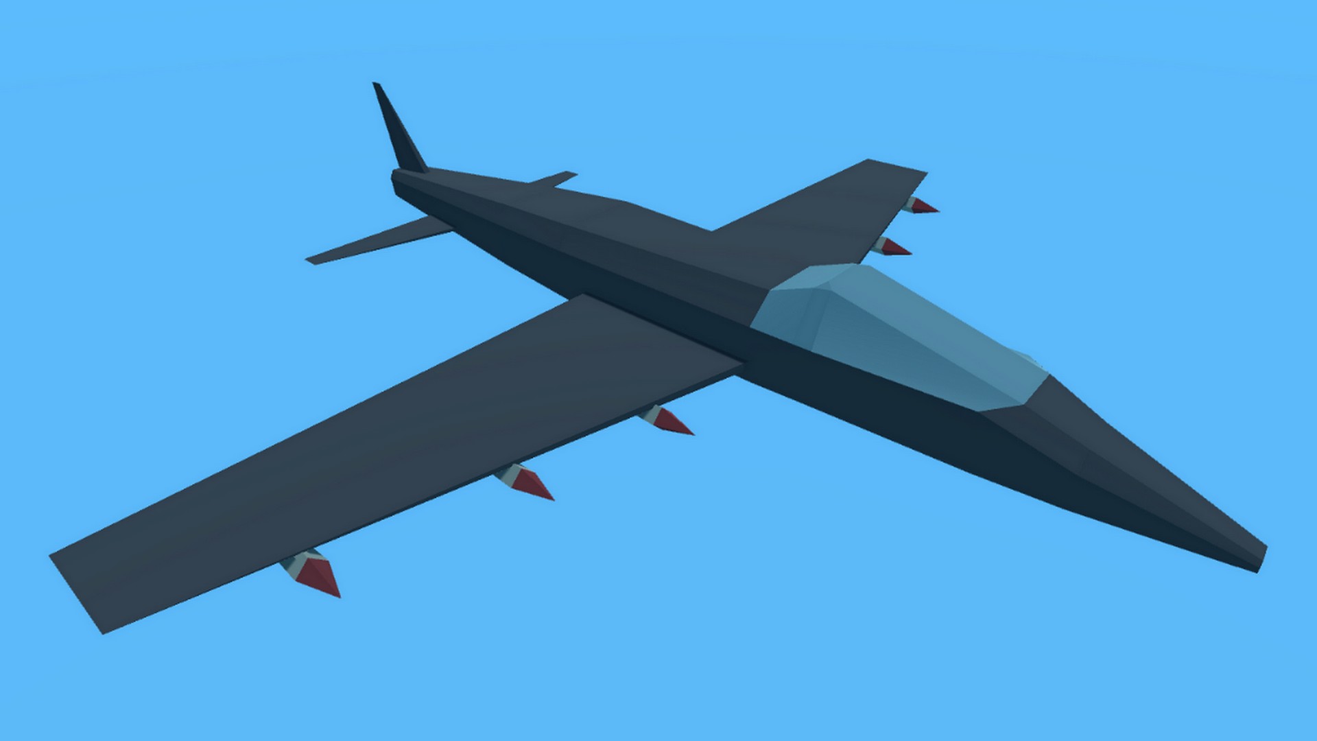 Modélisation d'un avion de chasse (Unity - ProBuilder)