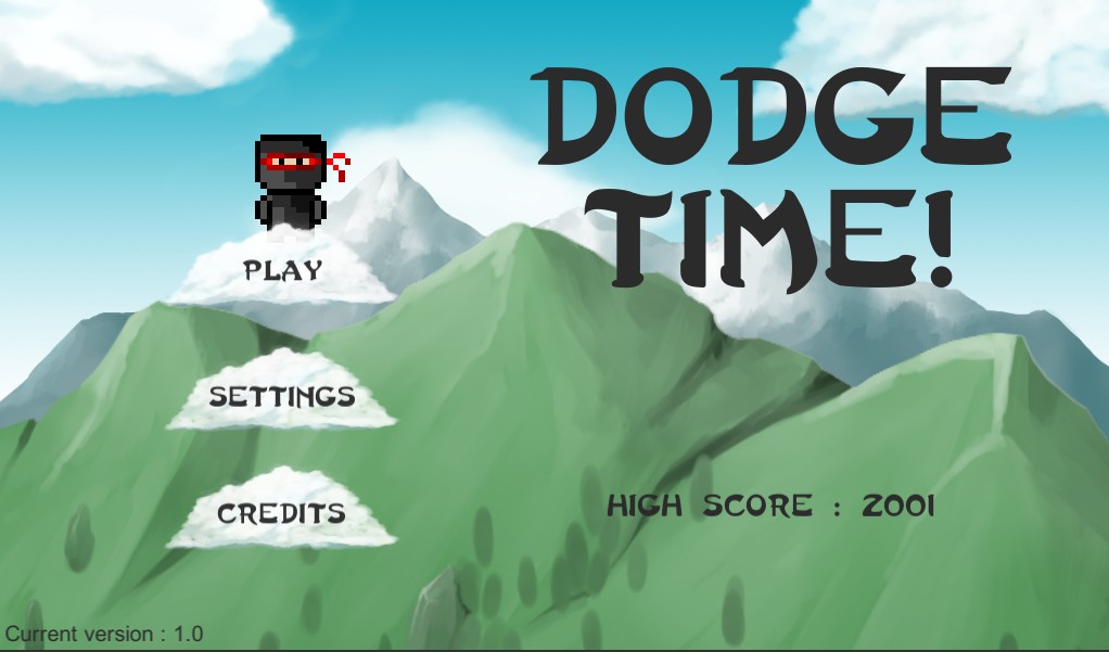 Développement du jeu vidéo DodgeTime! sur unity 3D
