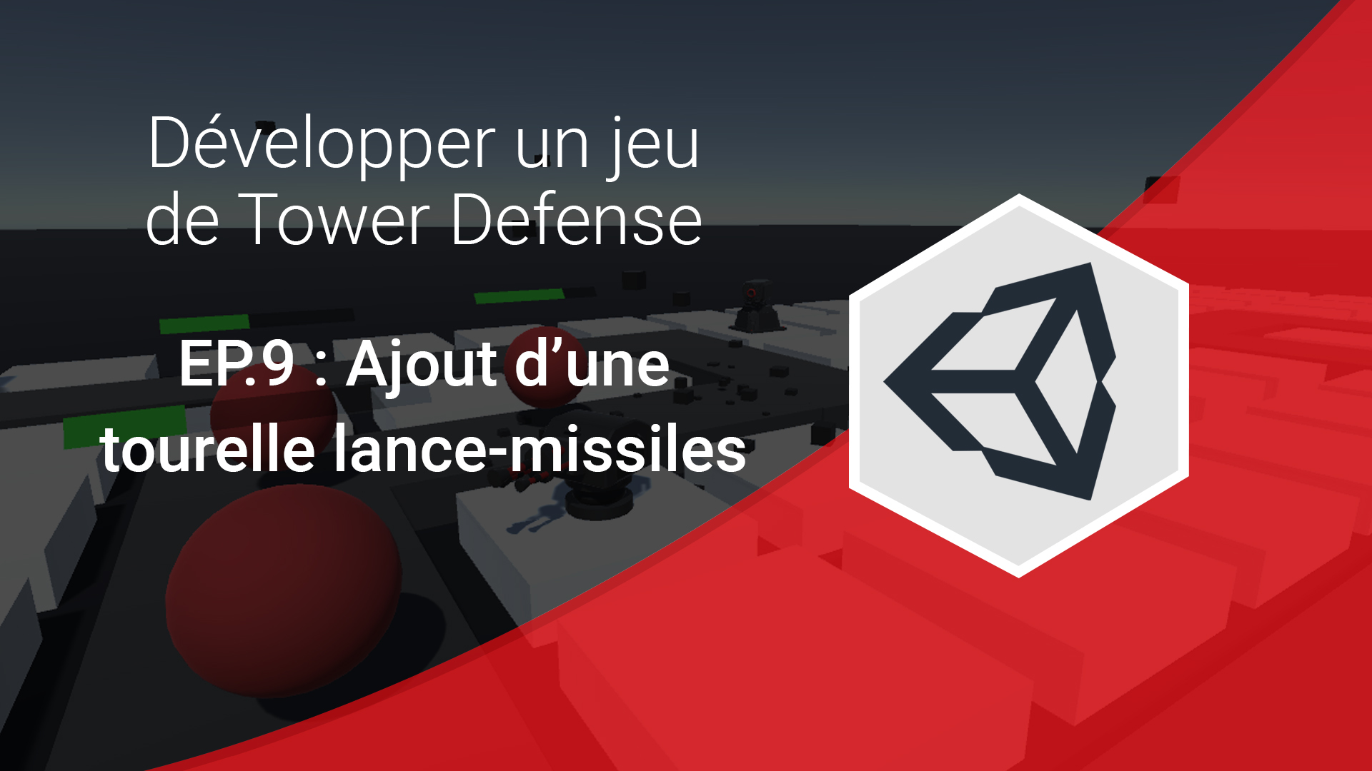 Tourelle lance-missiles série Tower Defense Unity 3D